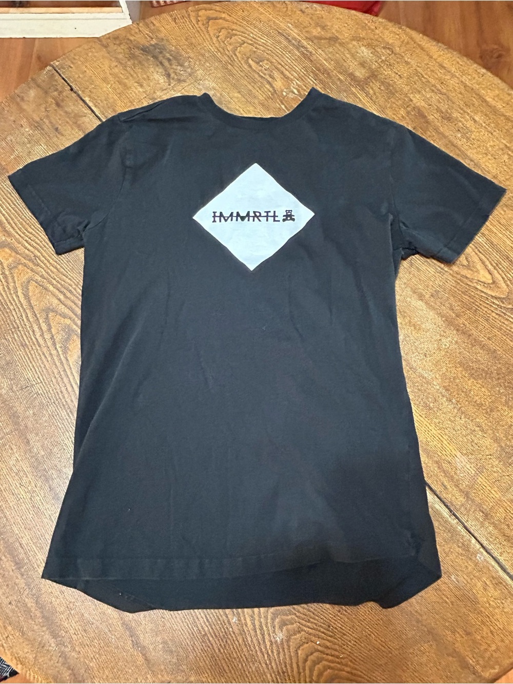 Immortl Black Short-Sleeve Graphic Tee